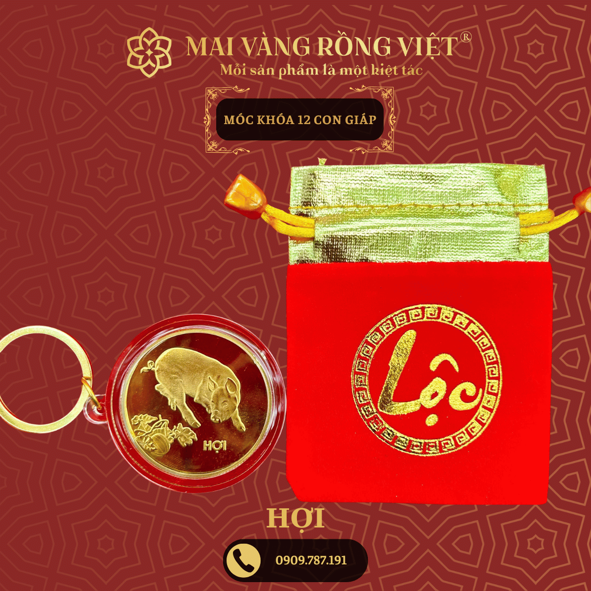 Móc Khóa Con Giáp Hợi 1 Móc Khóa Con Giáp Hợi