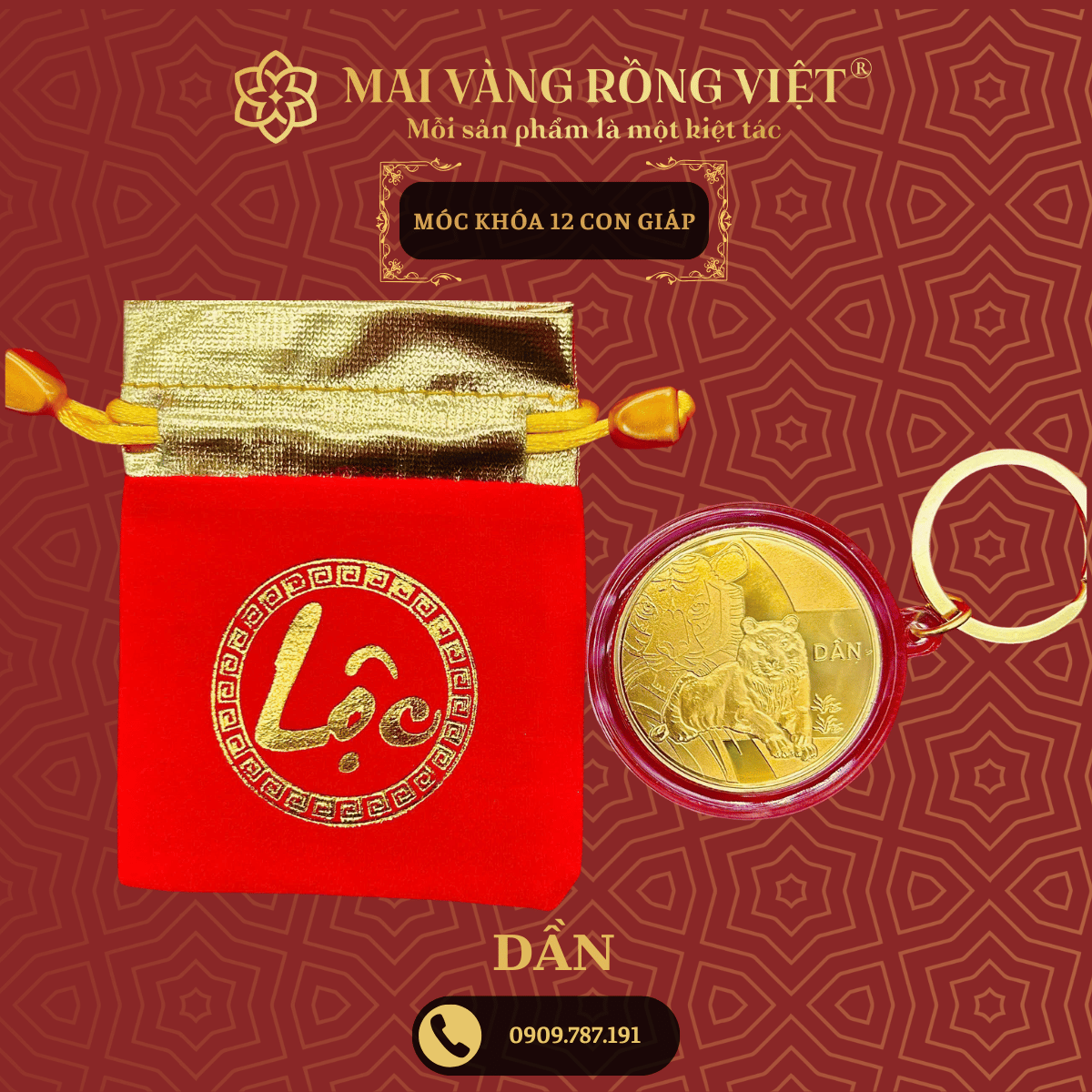 Móc Khóa Con Giáp Dần 1 Móc Khóa Con Giáp Dần