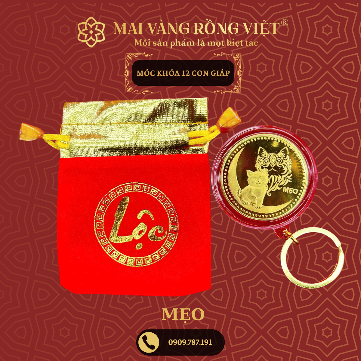 Móc Khóa Con Giáp Mẹo 1 Móc Khóa Con Giáp Mẹo