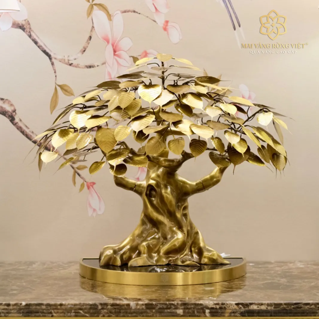 Cây Bồ Đề Cát Tường 1/2 Tán Cao 60cm - Màu Cổ Điển 1 Cây Bồ Đề Cát Tường 1/2 Tán Cao 60cm - Màu Cổ Điển
