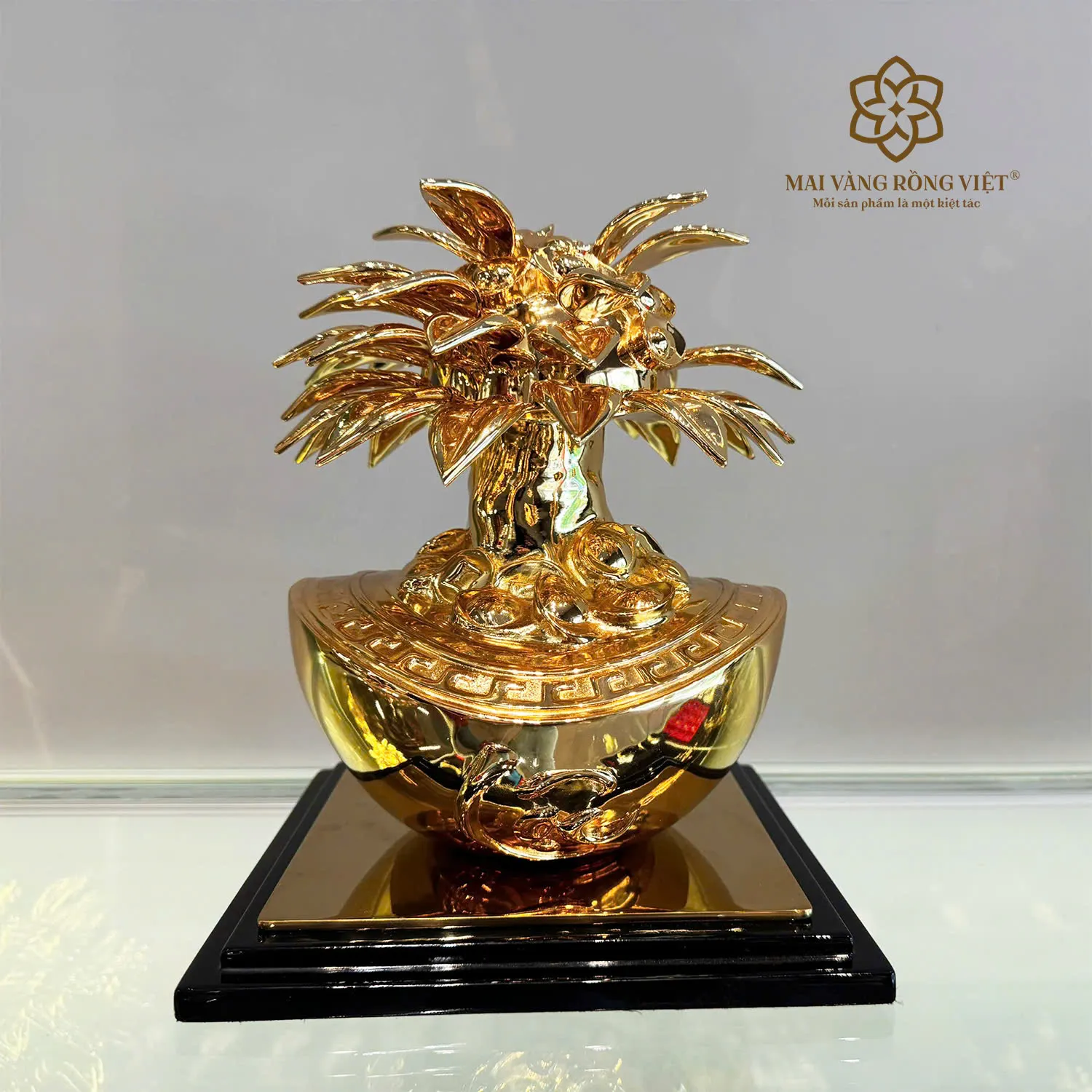 Cây Thần Tài Mạ Gold 1 Cây Thần Tài Mạ Gold