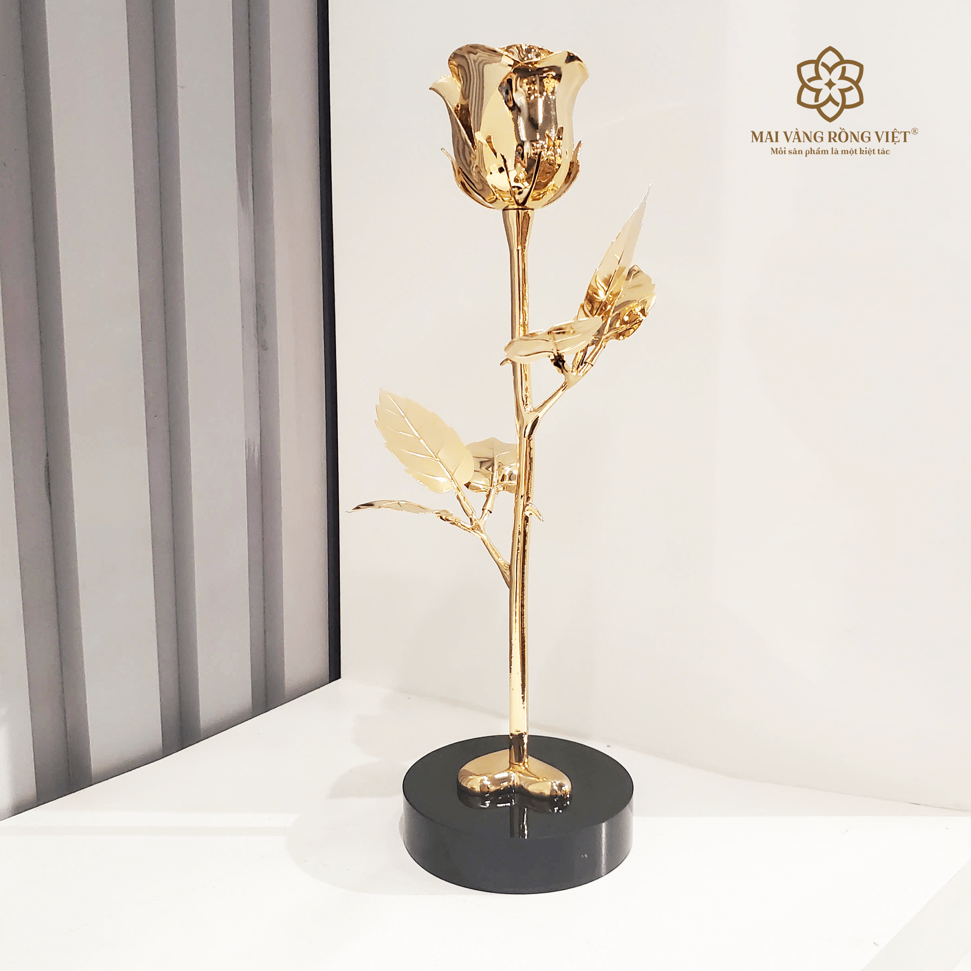 Hoa Hồng Mạ Vàng 24K 1 Hoa Hồng Mạ Vàng 24K