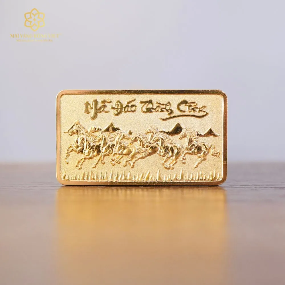 Magnet Mã Đáo Thành Công Mạ Vàng 24K 2 Magnet Mã Đáo Thành Công Mạ Vàng 24K - Ảnh 2