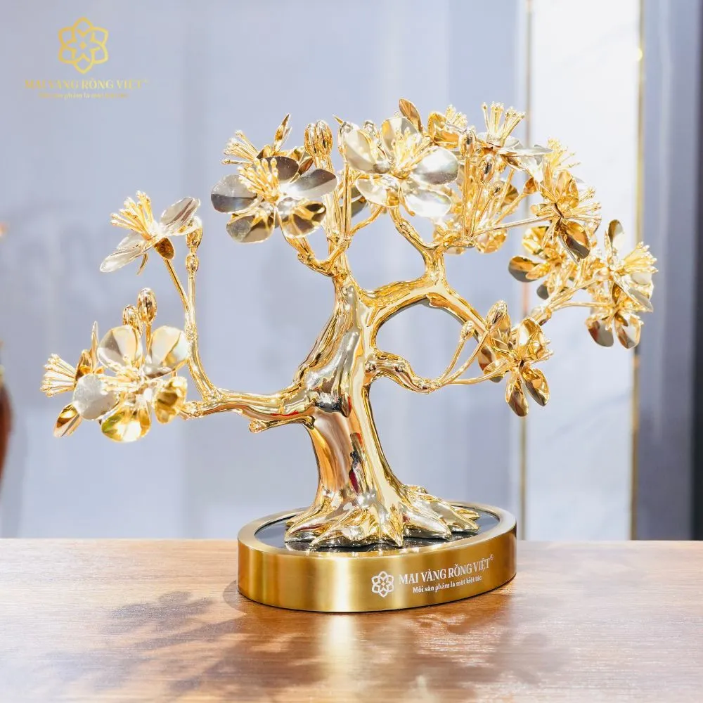 Cây Mai Nghinh Phong Mạ Vàng 24K 4 Cây Mai Nghinh Phong Mạ Vàng 24K - Ảnh 4
