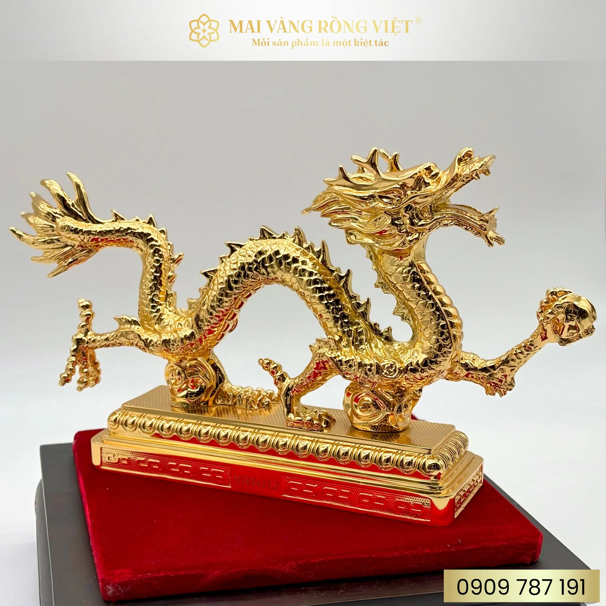 Rồng Thịnh Vượng Mạ Gold 1 Rồng Thịnh Vượng Mạ Gold