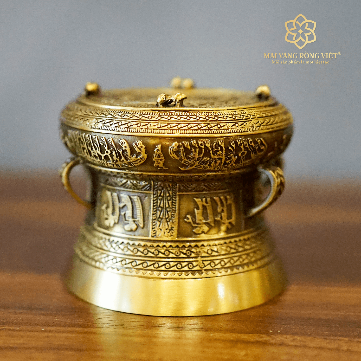 Trống Đồng Trung - Màu Cổ Điển 1 Trống Đồng Trung - Màu Cổ Điển